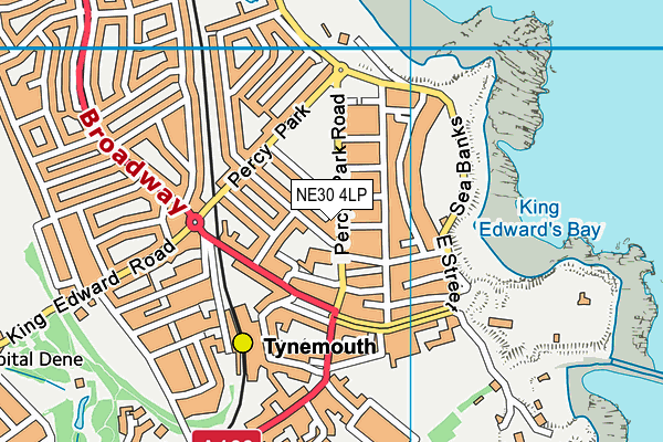 NE30 4LP map - OS VectorMap District (Ordnance Survey)