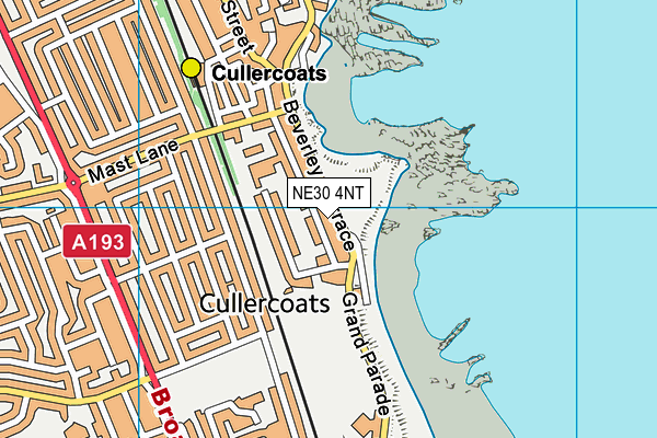 NE30 4NT map - OS VectorMap District (Ordnance Survey)