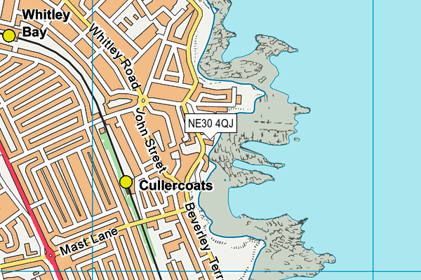 NE30 4QJ map - OS VectorMap District (Ordnance Survey)