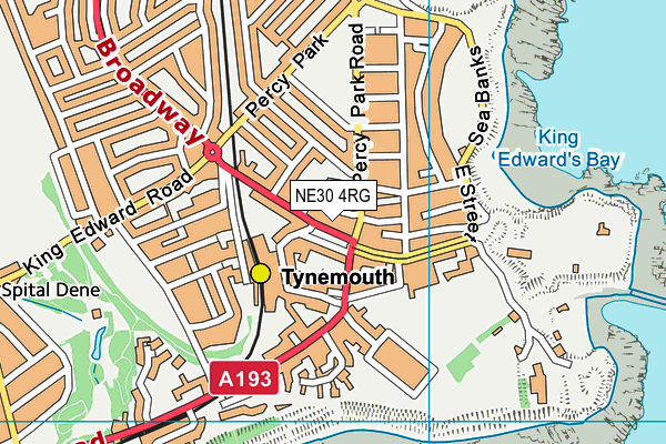 NE30 4RG map - OS VectorMap District (Ordnance Survey)