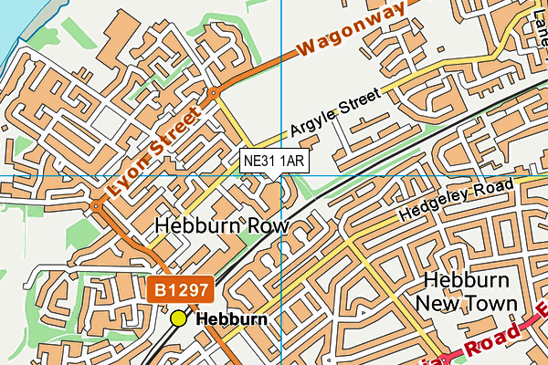 Map of HEBBURN MARINE DRAUGHTING SERVICES LIMITED at district scale