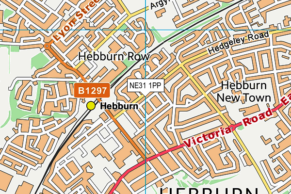 NE31 1PP map - OS VectorMap District (Ordnance Survey)