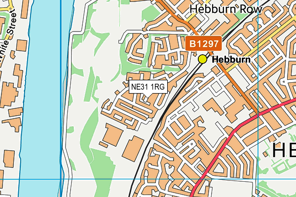 NE31 1RG map - OS VectorMap District (Ordnance Survey)