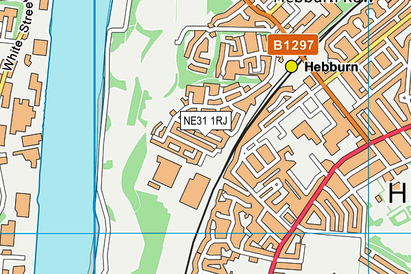 NE31 1RJ map - OS VectorMap District (Ordnance Survey)