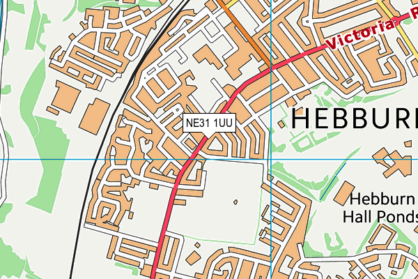 NE31 1UU map - OS VectorMap District (Ordnance Survey)