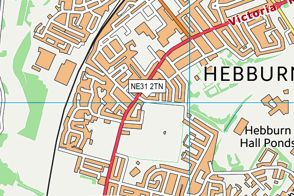 NE31 2TN map - OS VectorMap District (Ordnance Survey)