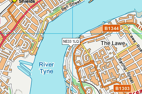 Map of RIVERSIDE ASBESTOS SERVICES LTD at district scale