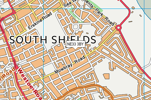 NE33 3BY map - OS VectorMap District (Ordnance Survey)