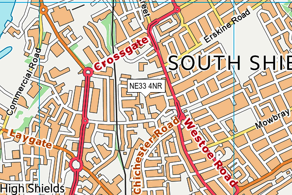 NE33 4NR map - OS VectorMap District (Ordnance Survey)