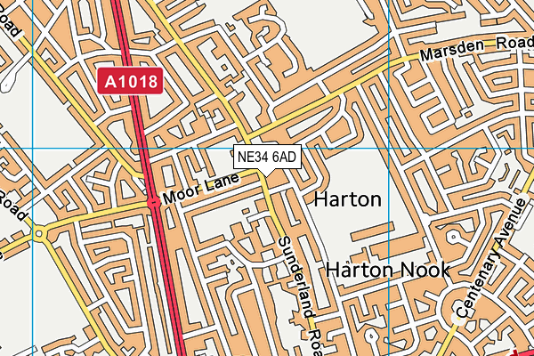 Map of HARTON MORTGAGE SERVICES LIMITED at district scale