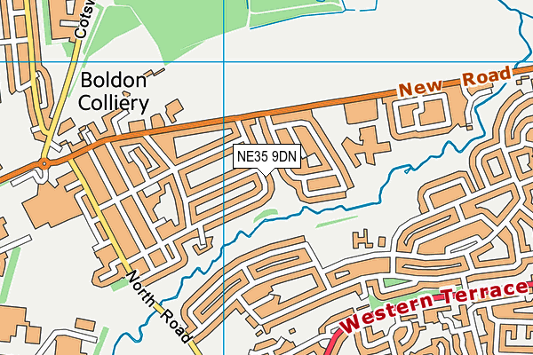 NE35 9DN map - OS VectorMap District (Ordnance Survey)