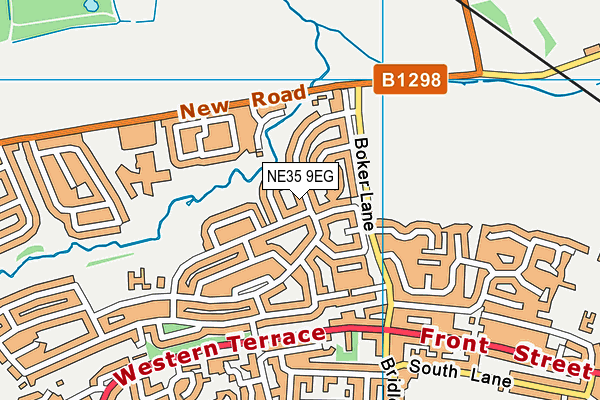 NE35 9EG map - OS VectorMap District (Ordnance Survey)