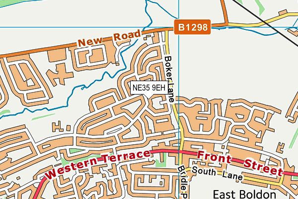 NE35 9EH map - OS VectorMap District (Ordnance Survey)