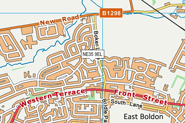 NE35 9EL map - OS VectorMap District (Ordnance Survey)