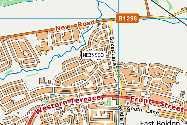 NE35 9EQ map - OS VectorMap District (Ordnance Survey)