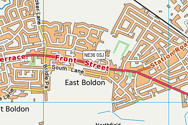 Map of BOLDON AUCTION GALLERIES LIMITED at district scale