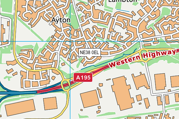 Map of WASHINGTON FABRICATION LTD at district scale