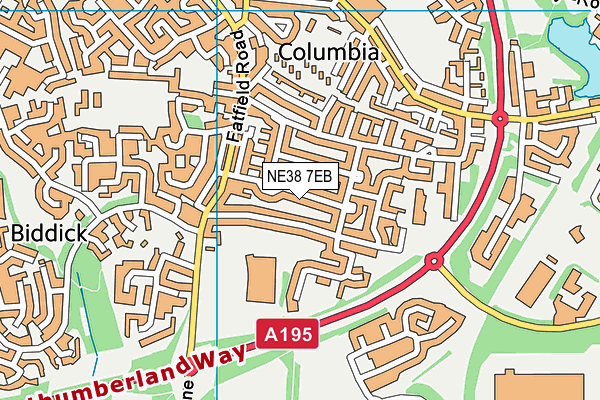 Map of ANDY JOHNSTON LIMITED at district scale