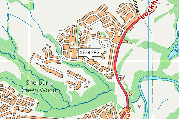 NE39 2PG map - OS VectorMap District (Ordnance Survey)