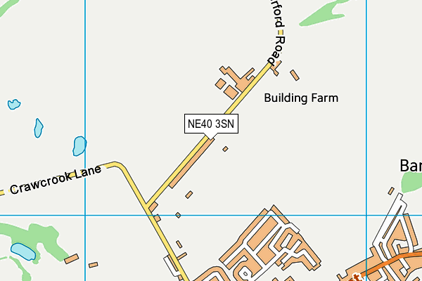 Ryton And Crawcrook Albion Fc map (NE40 3SN) - OS VectorMap District (Ordnance Survey)