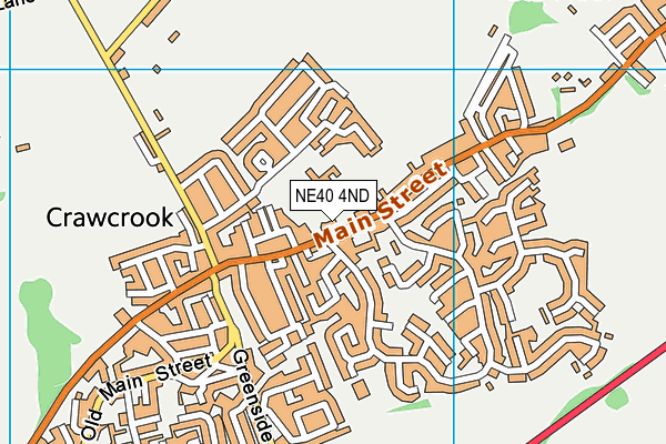 Emmaville Primary School map (NE40 4ND) - OS VectorMap District (Ordnance Survey)