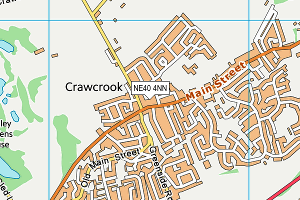 NE40 4NN map - OS VectorMap District (Ordnance Survey)