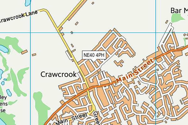 NE40 4PH map - OS VectorMap District (Ordnance Survey)
