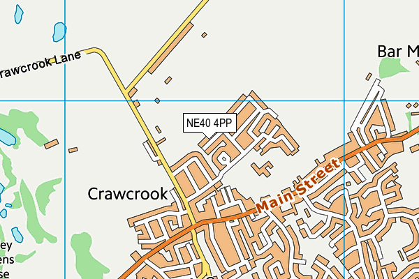 NE40 4PP map - OS VectorMap District (Ordnance Survey)