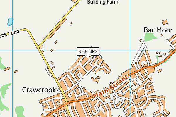 NE40 4PS map - OS VectorMap District (Ordnance Survey)