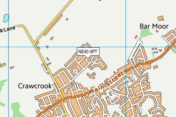 NE40 4PT map - OS VectorMap District (Ordnance Survey)