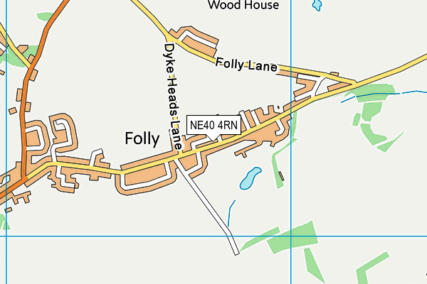NE40 4RN map - OS VectorMap District (Ordnance Survey)