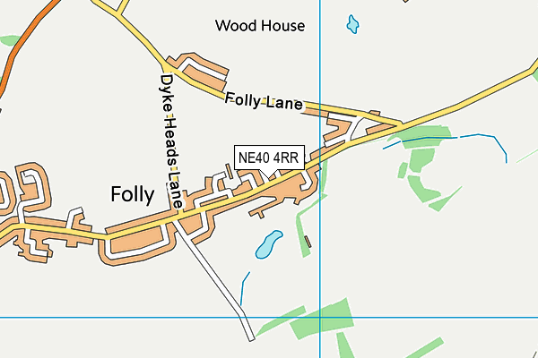NE40 4RR map - OS VectorMap District (Ordnance Survey)