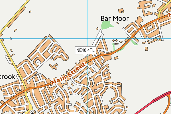 NE40 4TL map - OS VectorMap District (Ordnance Survey)
