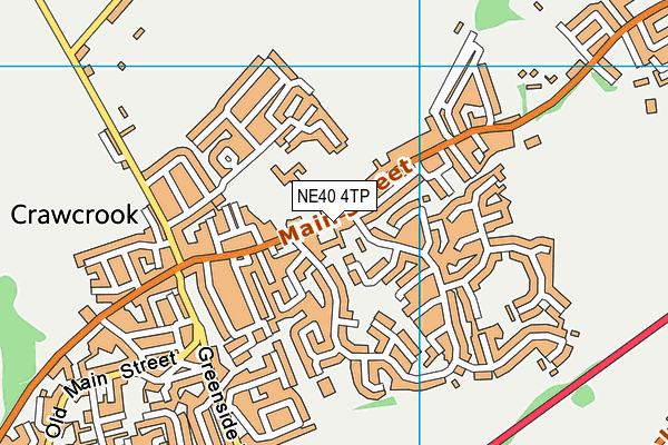 NE40 4TP map - OS VectorMap District (Ordnance Survey)