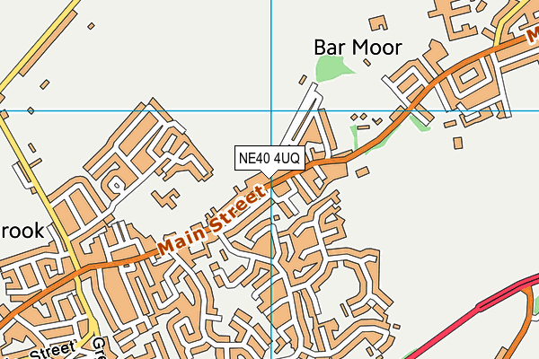 NE40 4UQ map - OS VectorMap District (Ordnance Survey)