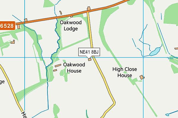 NE41 8BJ map - OS VectorMap District (Ordnance Survey)