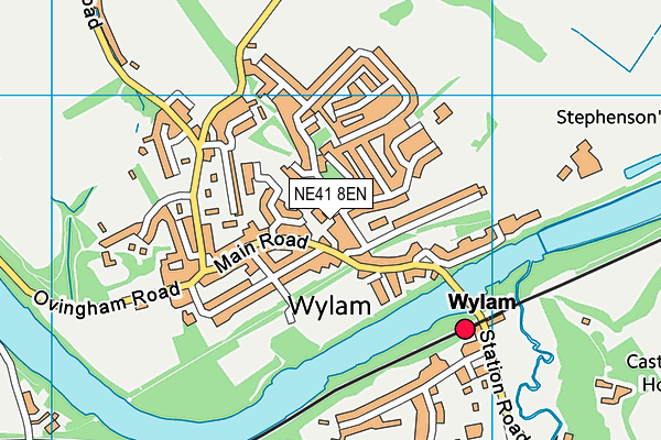 NE41 8EN map - OS VectorMap District (Ordnance Survey)