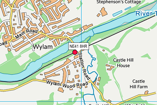 Map of BOATHOUSE WYLAM LTD at district scale