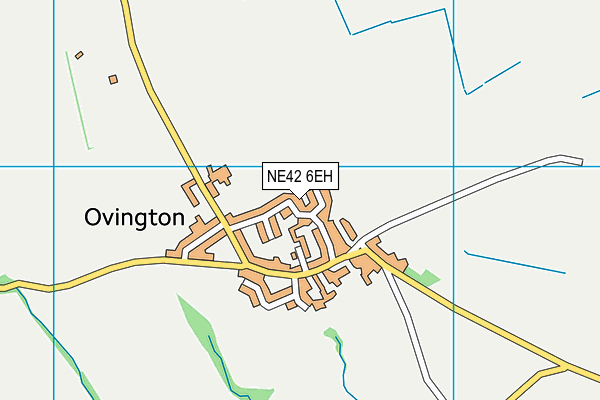 NE42 6EH map - OS VectorMap District (Ordnance Survey)