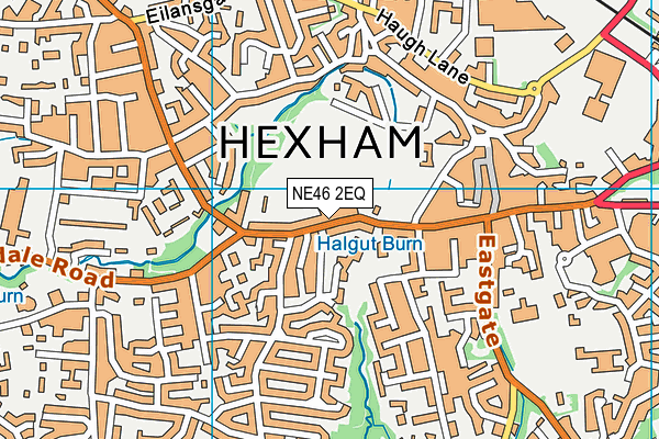 Map of HEXHAM VIOLIN SHOP LTD at district scale
