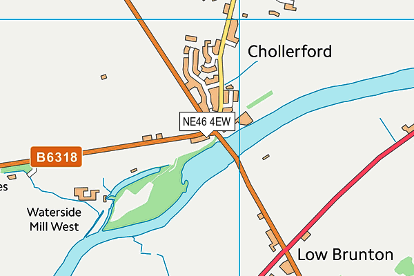 George Hotel (Gym & Pool) map (NE46 4EW) - OS VectorMap District (Ordnance Survey)