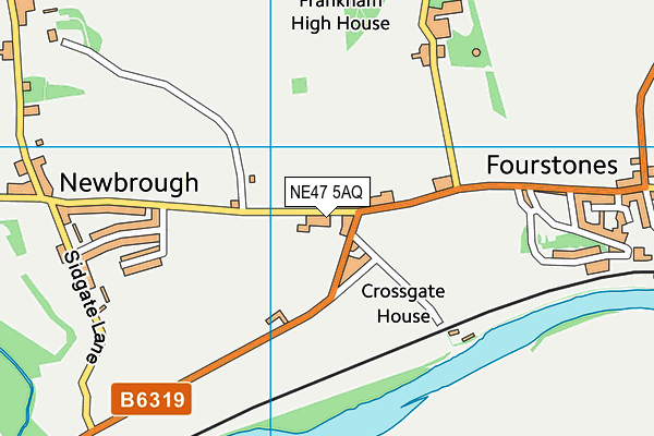 Newbrough Church of England Primary School map (NE47 5AQ) - OS VectorMap District (Ordnance Survey)