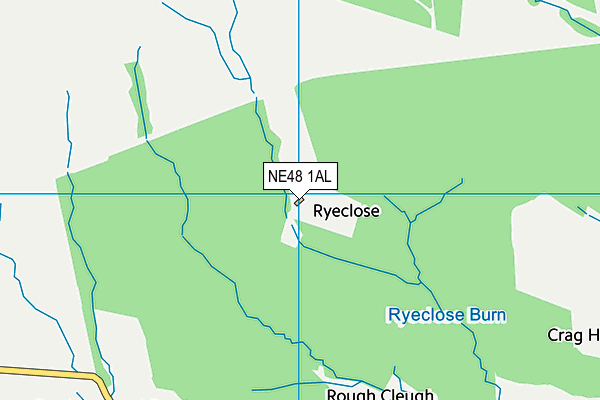 NE48 1AL map - OS VectorMap District (Ordnance Survey)