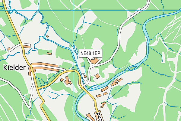 NE48 1EP map - OS VectorMap District (Ordnance Survey)