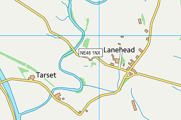 NE48 1NX map - OS VectorMap District (Ordnance Survey)