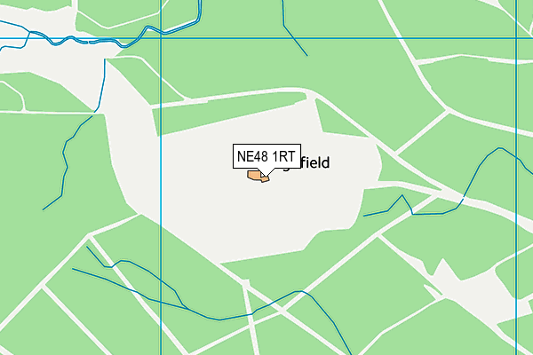 NE48 1RT map - OS VectorMap District (Ordnance Survey)