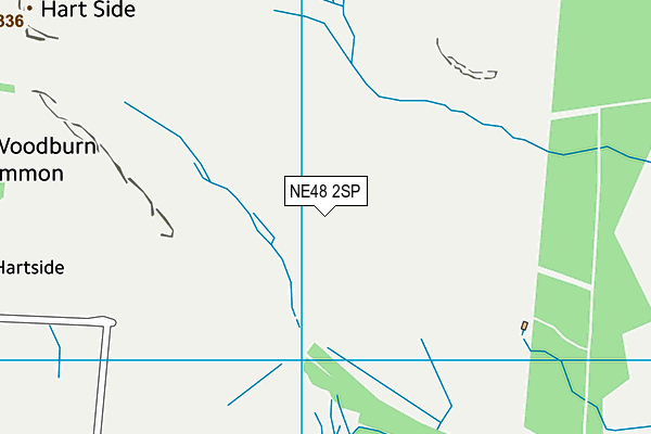 NE48 2SP map - OS VectorMap District (Ordnance Survey)