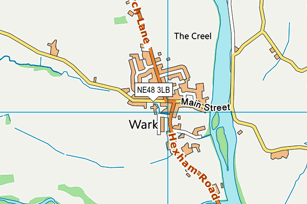 NE48 3LB map - OS VectorMap District (Ordnance Survey)