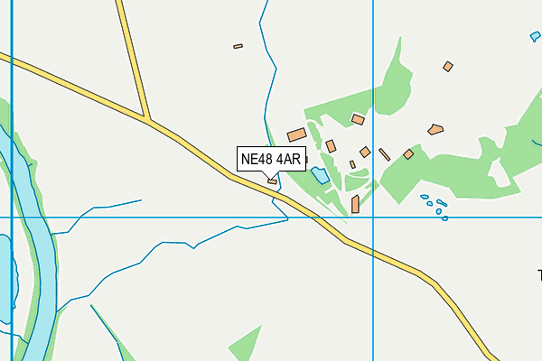 NE48 4AR map - OS VectorMap District (Ordnance Survey)