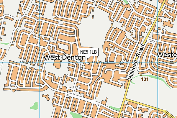NE5 1LB map - OS VectorMap District (Ordnance Survey)